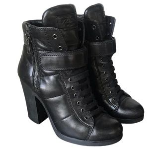Prada combat booties